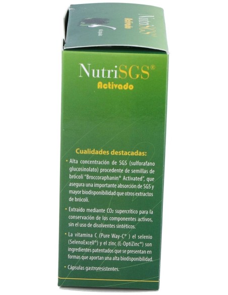 100% Natural Nutrisgs 60 Vcaps