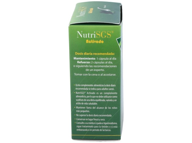 100% Natural Nutrisgs 60 Vcaps