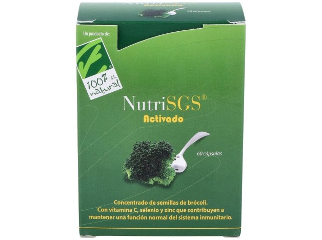 100% Natural Nutrisgs 60 Vcaps
