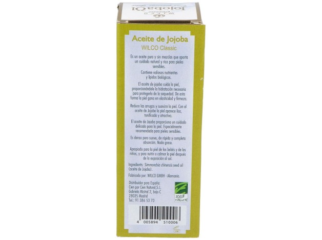 100% Natural Aceite De Jojoba 100Ml