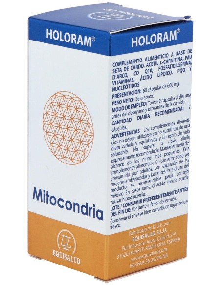Equisalud Holoram Mitocondria 60 Cápsulas