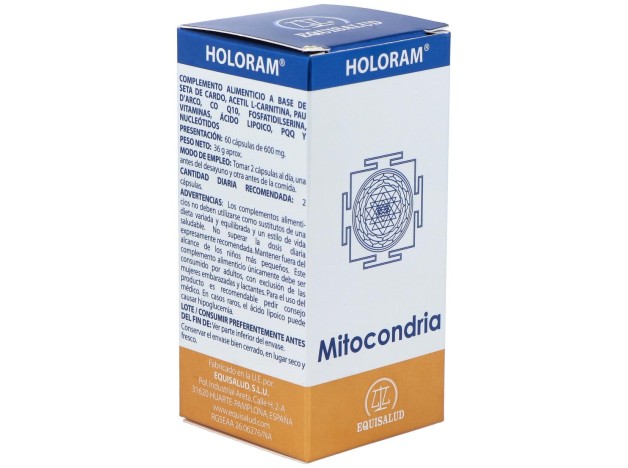 Equisalud Holoram Mitocondria 60 Cápsulas