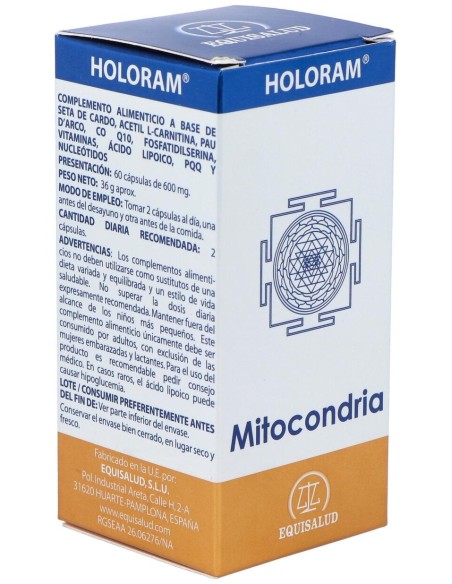 Equisalud Holoram Mitocondria 60 Cápsulas