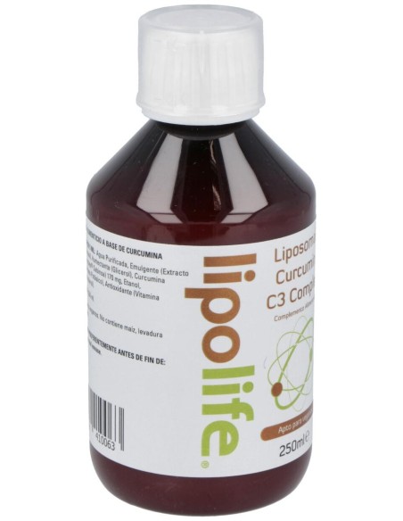 Equisalud Lipolife Liposomal Curcumin C3 Complex 250Ml