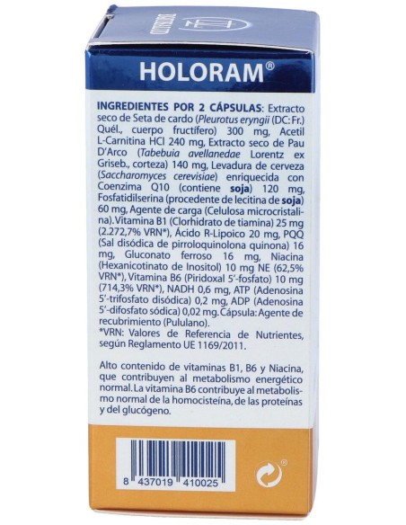 Equisalud Holoram Mitocondria 60 Cápsulas
