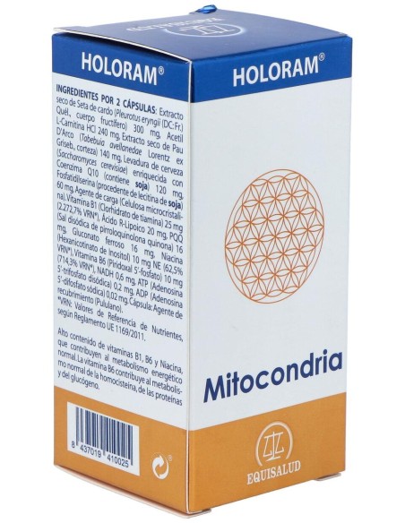 Equisalud Holoram Mitocondria 60 Cápsulas
