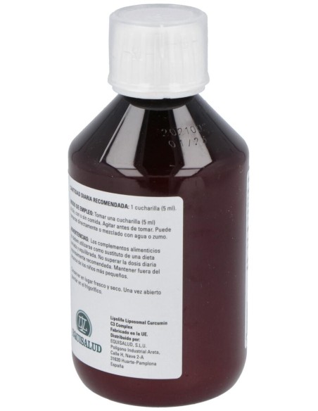 Equisalud Lipolife Liposomal Curcumin C3 Complex 250Ml