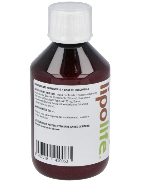 Equisalud Lipolife Liposomal Curcumin C3 Complex 250Ml