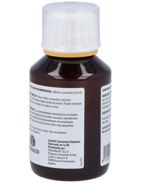 Equisalud Lipolife Liposomal Glutatión 100Ml