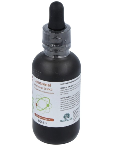 Liposomal Vitaminas D3/K2 60Ml. Lipolife