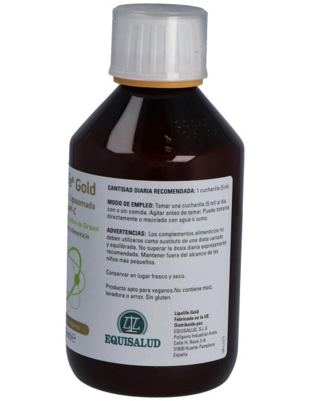 Lipolife Gold Vitamina C 250Ml.
