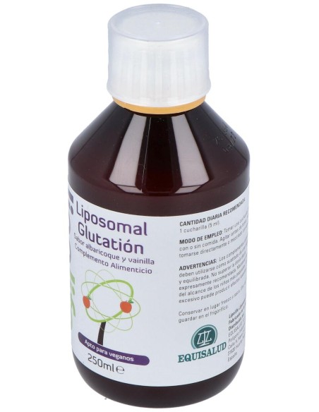 Equisalud Lipolife Liposomal Glutatión Albaricoque Y Vainilla 250Ml