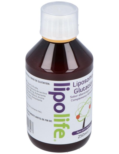 Equisalud Lipolife Liposomal Glutatión Albaricoque Y Vainilla 250Ml