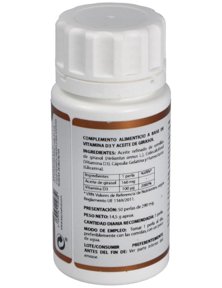 Holovit Vitamina D3 4000Ui Colecalciferol 50Caps
