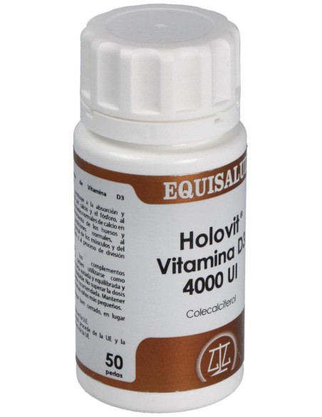 Holovit Vitamina D3 4000Ui Colecalciferol 50Caps