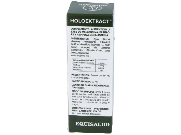 Holoextract Melatonina Sueño 50Ml.