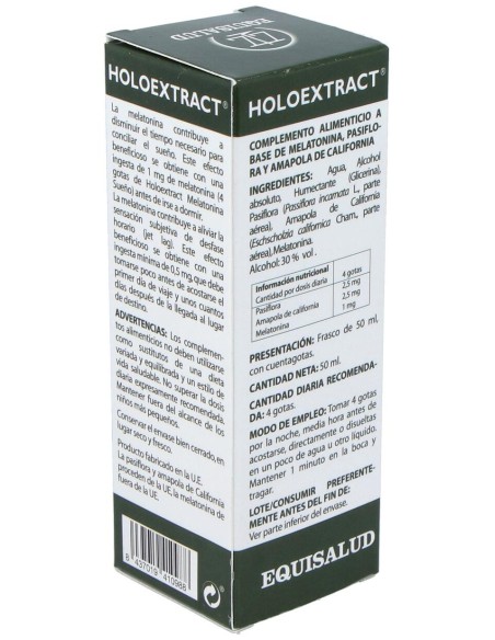 Holoextract Melatonina Sueño 50Ml.