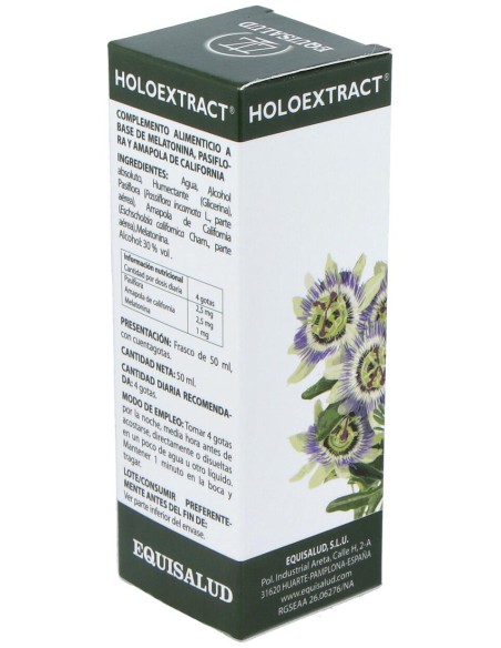 Holoextract Melatonina Sueño 50Ml.