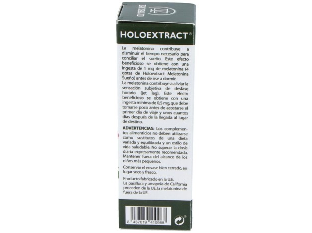 Holoextract Melatonina Sueño 50Ml.