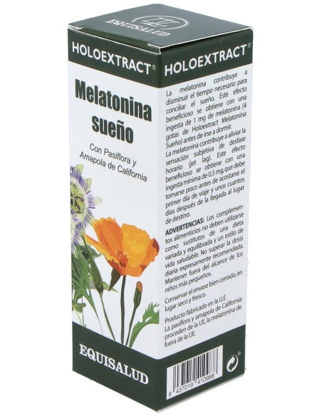 Holoextract Melatonina Sueño 50Ml.