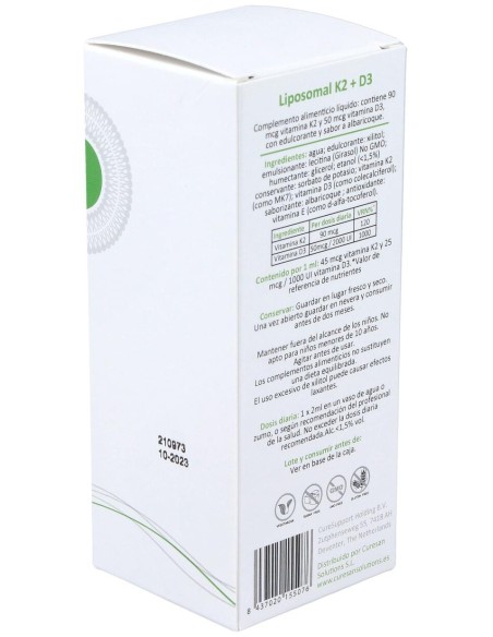 Curesupport Liposomal K2+D3 60Ml