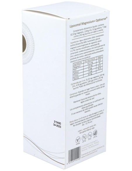 Liposomal Magnesium Optinerve 250Ml.