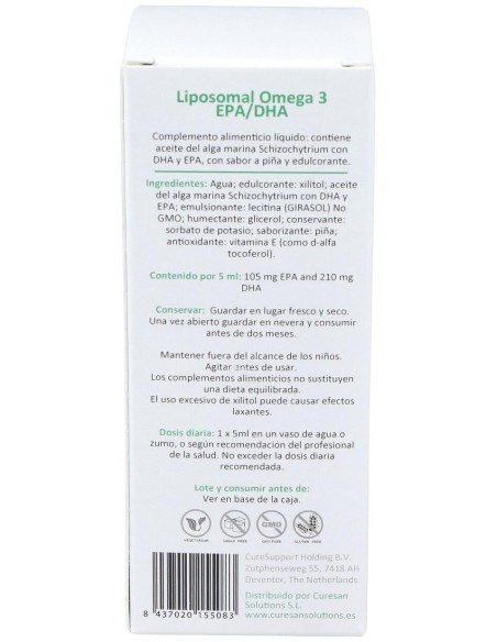 Liposomal Omega 3 Epa/Dha 150Ml.