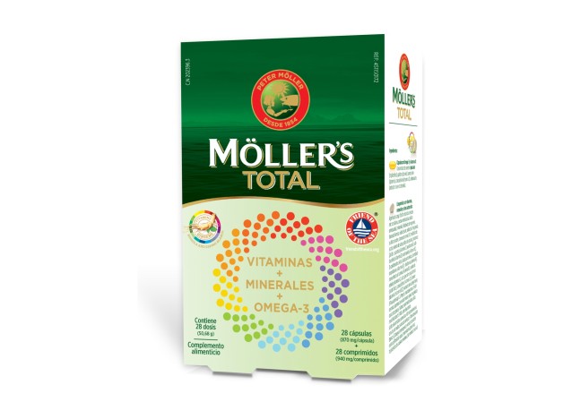Möller’s Total Vitaminas 28 cápsulas + 28...
