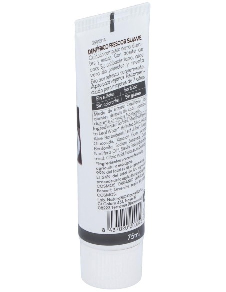 Naturabio Cosmetics Dentifrico Frescor Suave 75Ml
