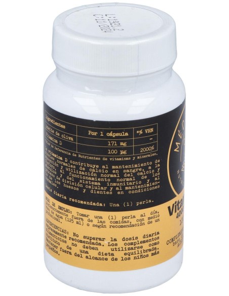 Vitamina D3 4000Ui 120 Perlas