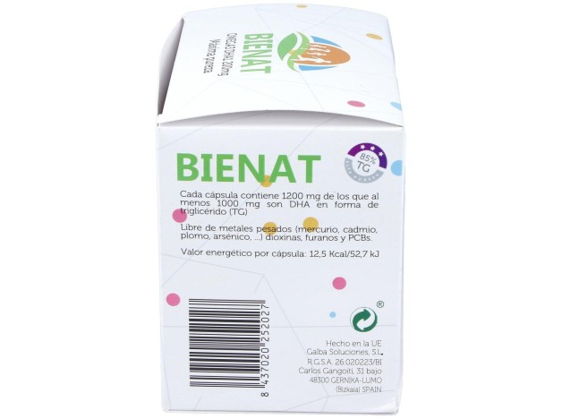 Bienat Dha Omega 3 1000Mg. 120Cap.