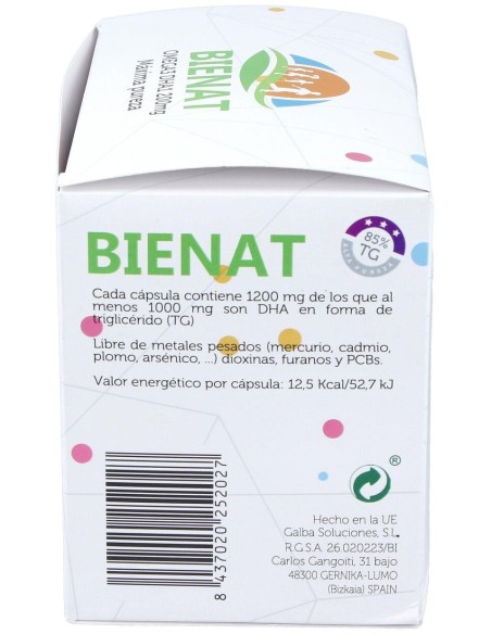 Bienat Dha Omega 3 1000Mg. 120Cap.