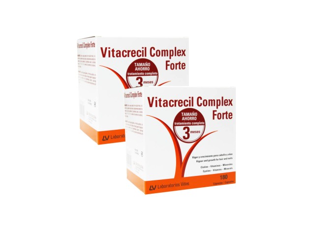 Vitacrecil Complex Forte 2x180 Cápsulas ¡Duplo!