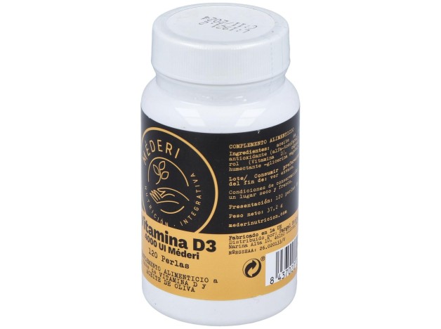 Vitamina D3 4000Ui 120 Perlas