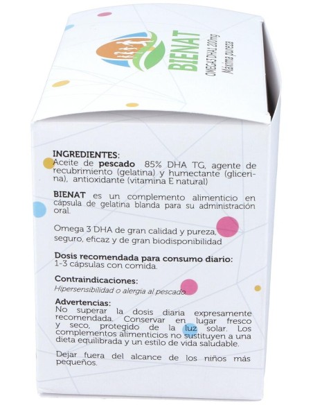 Bienat Dha Omega 3 1000Mg. 120Cap.