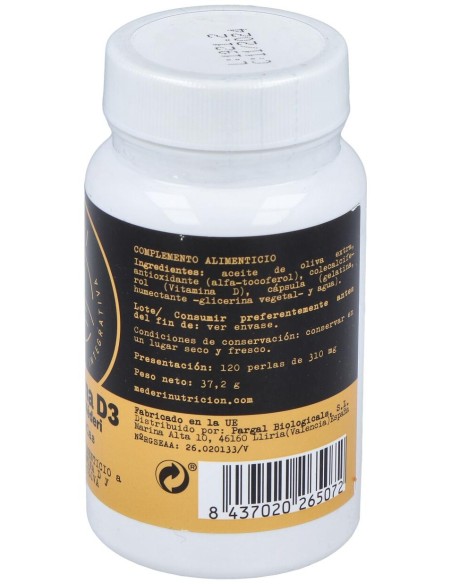 Vitamina D3 4000Ui 120 Perlas