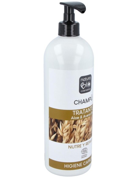Naturabio Cosmetics Champú Tratante Aloe Avena Bio 740Ml