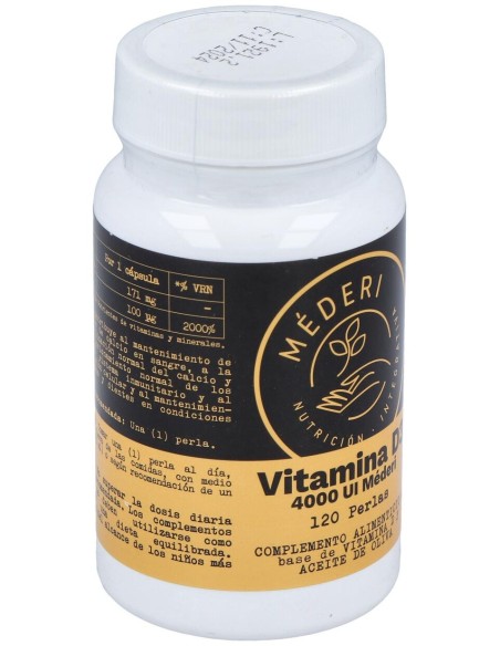Vitamina D3 4000Ui 120 Perlas