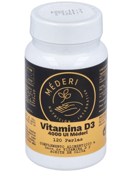 Vitamina D3 4000Ui 120 Perlas