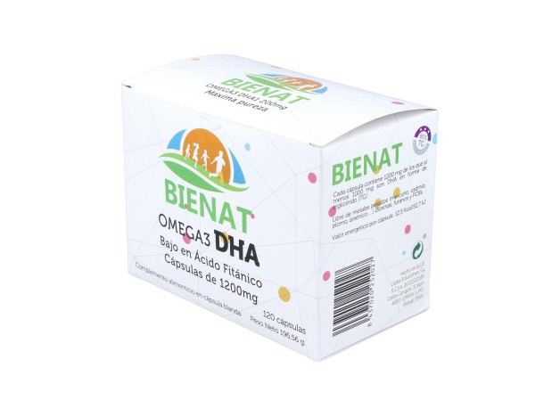 Bienat Dha Omega 3 1000Mg. 120Cap.