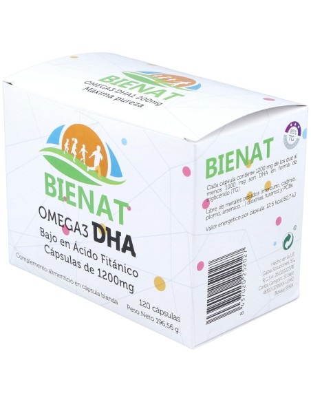 Bienat Dha Omega 3 1000Mg. 120Cap.
