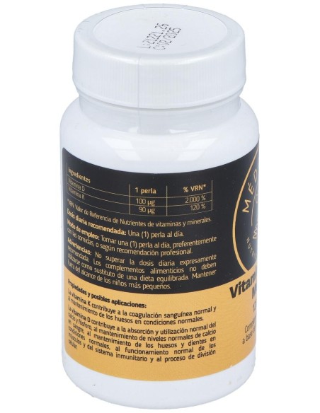 Mederi Vitamina D3 + K2 120 Perlas