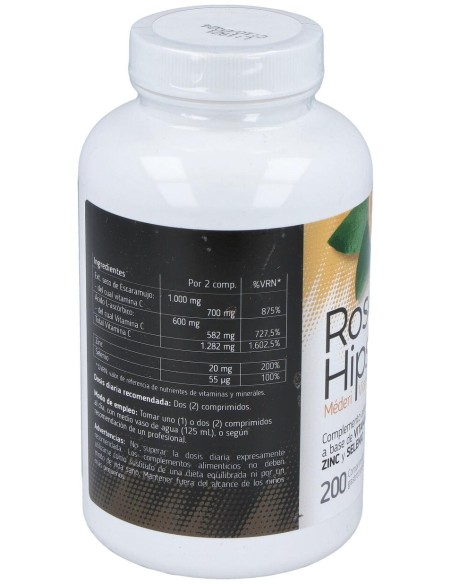 Méderi Rose Hips Vit C + Zn + Se 200Comp