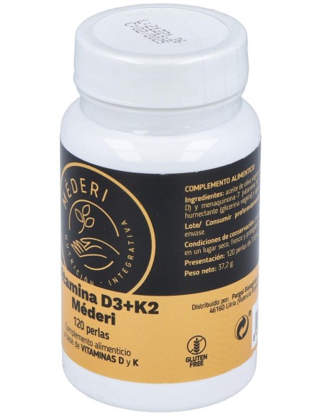 Mederi Vitamina D3 + K2 120 Perlas