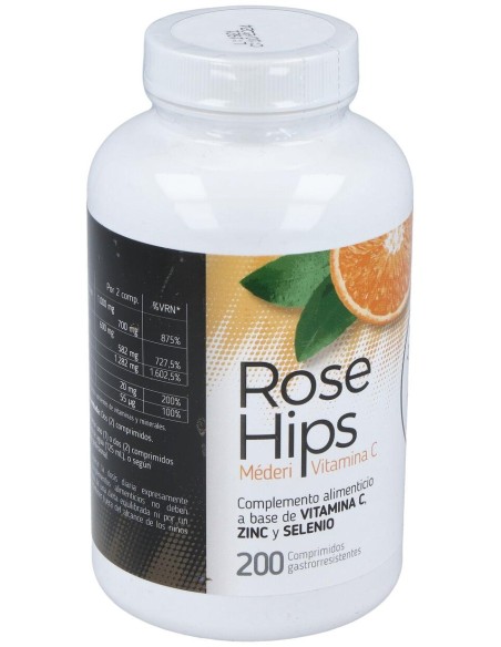 Méderi Rose Hips Vit C + Zn + Se 200Comp