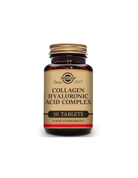 Solgar Collagen Hyaluronic Acid Complex 2 x 30 Comprimidos ¡Duplo!