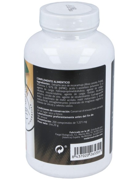 Méderi Rose Hips Vit C + Zn + Se 200Comp