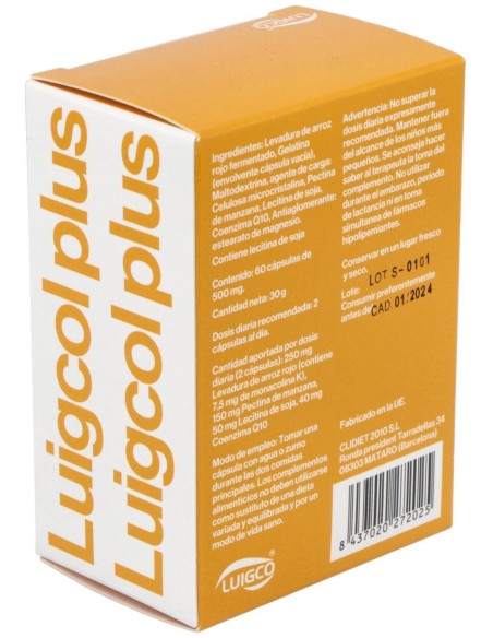 Luigcol Plus 60Cap.