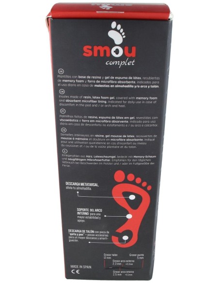 Smou Complet Plantilla Fascitis Espolón 45/46 1 Par
