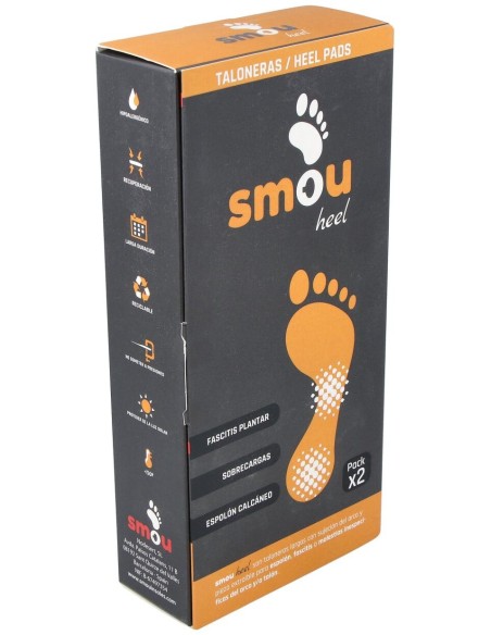 Smou Heel Talonera Larga Fascitis Y Espolón 39/40/41 1 Par